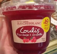 Quantité de sucre dans Coulis framboise & groseille