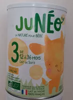 Sucre et nutriments contenus dans Juneo