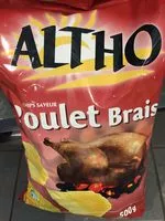 Suhkru kogus sees Chips saveur poulet braisé