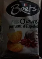 Quantité de sucre dans Chips chevre piment d’Espelette