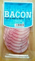 İçindeki şeker miktarı Bacon fûmé au bois de hêtre