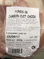 Fonds de jambons cuits