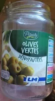 Quantité de sucre dans Olives vertes dénoyautées