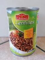 Quantité de sucre dans Lentilles cuisiné à la graisse d'oie