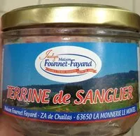 Quantité de sucre dans Terrine de Sanglier