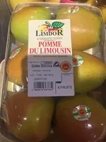 Suhkru kogus sees Pomme du Limousin