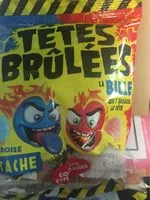 入っている砂糖の量 Tetes brulées