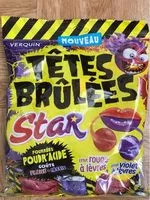 入っている砂糖の量 Têtes Brûlées Star