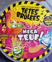 Amount of sugar in Têtes brûlées Méga Teuf