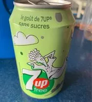 Amount of sugar in 7UP Free 33 cl