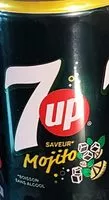 Amount of sugar in 7UP saveur mojito 15 cl