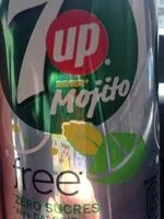 Amount of sugar in 7up Mojito Free