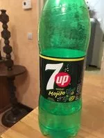Amount of sugar in 7UP saveur mojito citron vert & menthe 1 L