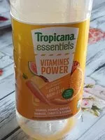 Sucre et nutriments contenus dans Tropicana essentiels