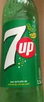 Sucre et nutriments contenus dans Sevenup