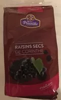 Amount of sugar in Raisins Secs de Corinthe