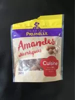 Zuckermenge drin Amandes décortiquées