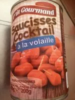 Quantité de sucre dans Cocktail Sausages poulet