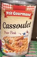 Quantité de sucre dans Cassoulet