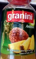 Zuckermenge drin Jus d'ananas à base de jus concentré