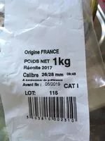 Quantité de sucre dans 1KG Noix Seche 26