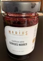 Amount of sugar in Confiture extra cerise noire