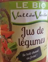 Sucre et nutriments contenus dans Valee verte