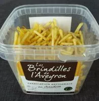 Sucre et nutriments contenus dans Les chips de l aveyron