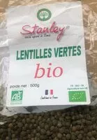 Amount of sugar in Lentilles vertes