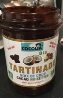 Sucre et nutriments contenus dans Cocolia