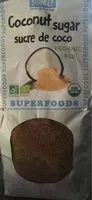 Amount of sugar in Sucre de coco