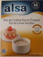 चीनी की मात्रा Pot de crème façon fraisier