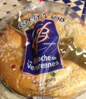 Sucre et nutriments contenus dans La brioche de vendrennes