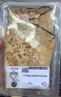 İçindeki şeker miktarı Crêpes Jambon Fromage