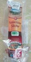 Quantité de sucre dans Saucisse seche