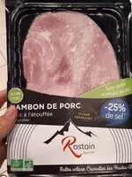 Quantité de sucre dans Jambon de porc cuit à l'étouffée