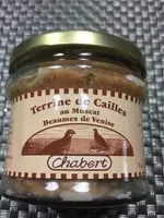 Quantité de sucre dans Terrine de Cailles