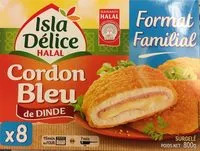 Cantidad de azúcar en Cordon bleu de dinde x8