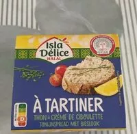 चीनी की मात्रा A tartiner, thon et creme de ciboulette