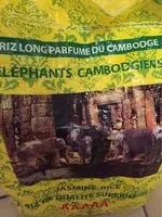 Sucre et nutriments contenus dans Elephants cambodgiens