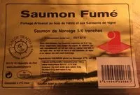 İçindeki şeker miktarı Saumon fumé