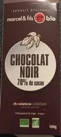 Sokerin määrä sisällä Chocolat noir 70%