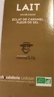 入っている砂糖の量 Lait éclats de caramel fleur de sel