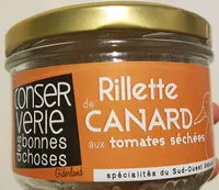 Sucre et nutriments contenus dans La conserverie des bonnes choses gidorland