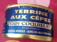 Sucre et nutriments contenus dans Guy coquillat