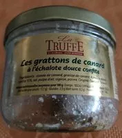 चीनी की मात्रा Les grattons de canard à l'échalote douce confite