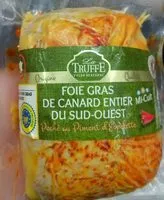 चीनी की मात्रा Foie gras de Canard entier du Sud-Ouest poché au piment d'Espelette