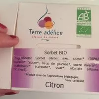 Sokerin määrä sisällä SORBET CITRON