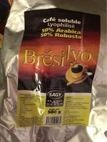 Sucre et nutriments contenus dans Bresilyo