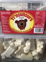 入っている砂糖の量 Ti'nounours